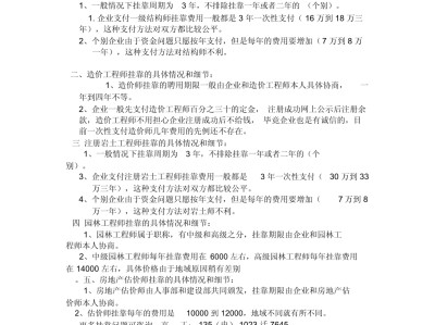 一級注冊結構工程師掛靠價格,一級注冊結構師掛靠多少錢一年