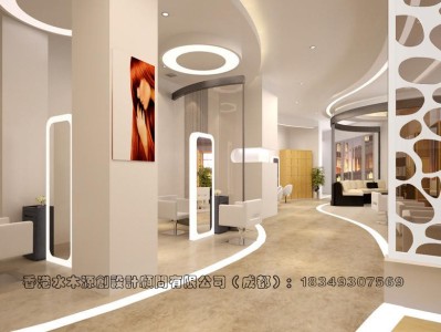 美容美發裝修風格設計圖美容美發裝修圖片