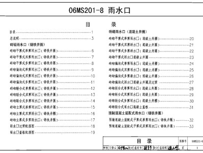 雨水口圖集16s51842雨水口圖集