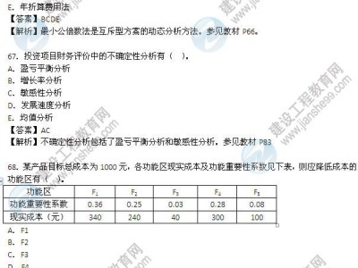 2012造價工程師真題,2012造價案例真題解析