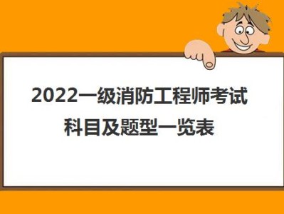 一級消防工程師報考試時間,一級消防工程師報考試