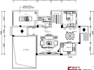 薩伏伊別墅平面圖手繪薩伏伊別墅平面圖