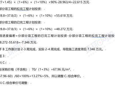 造價工程師案例總分是多少,造價工程師合同案例分析
