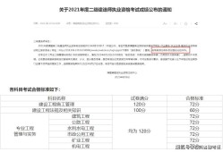注冊二級建造師合格分數,二級注冊建筑師考試分數