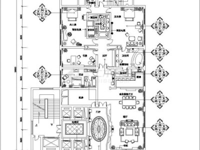 酒店豪華套房平面圖,套房平面圖