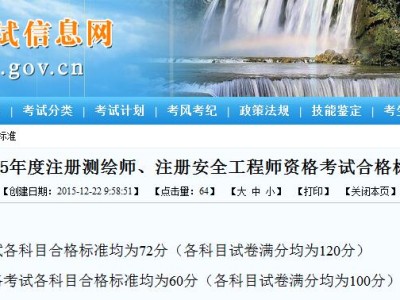 安全工程師歷年合格標準安全工程師合格標準安全工程師合格