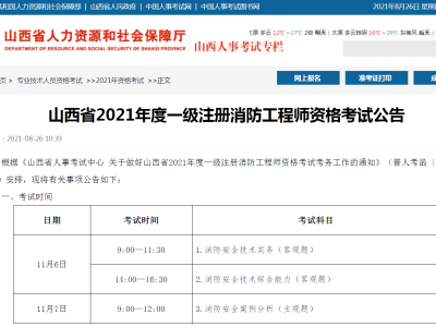 一級消防工程師政策有哪些調整一級消防工程師政策