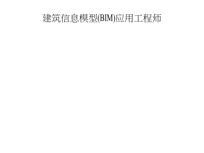 bim總工程師,bim工程師是什么級別職稱