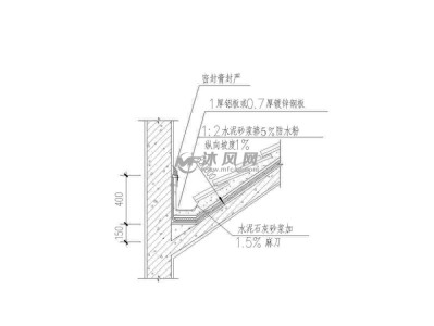 坡屋頂天溝施工方法,坡屋頂天溝