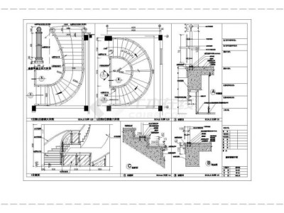 室外旋轉樓梯效果圖旋轉樓梯平面圖