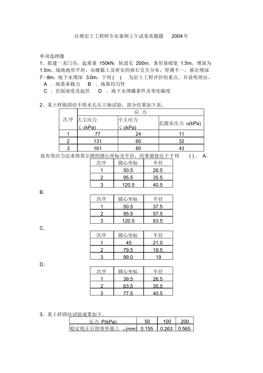 注冊(cè)巖土工程師復(fù)試內(nèi)容,注冊(cè)巖土工程師復(fù)試  第1張