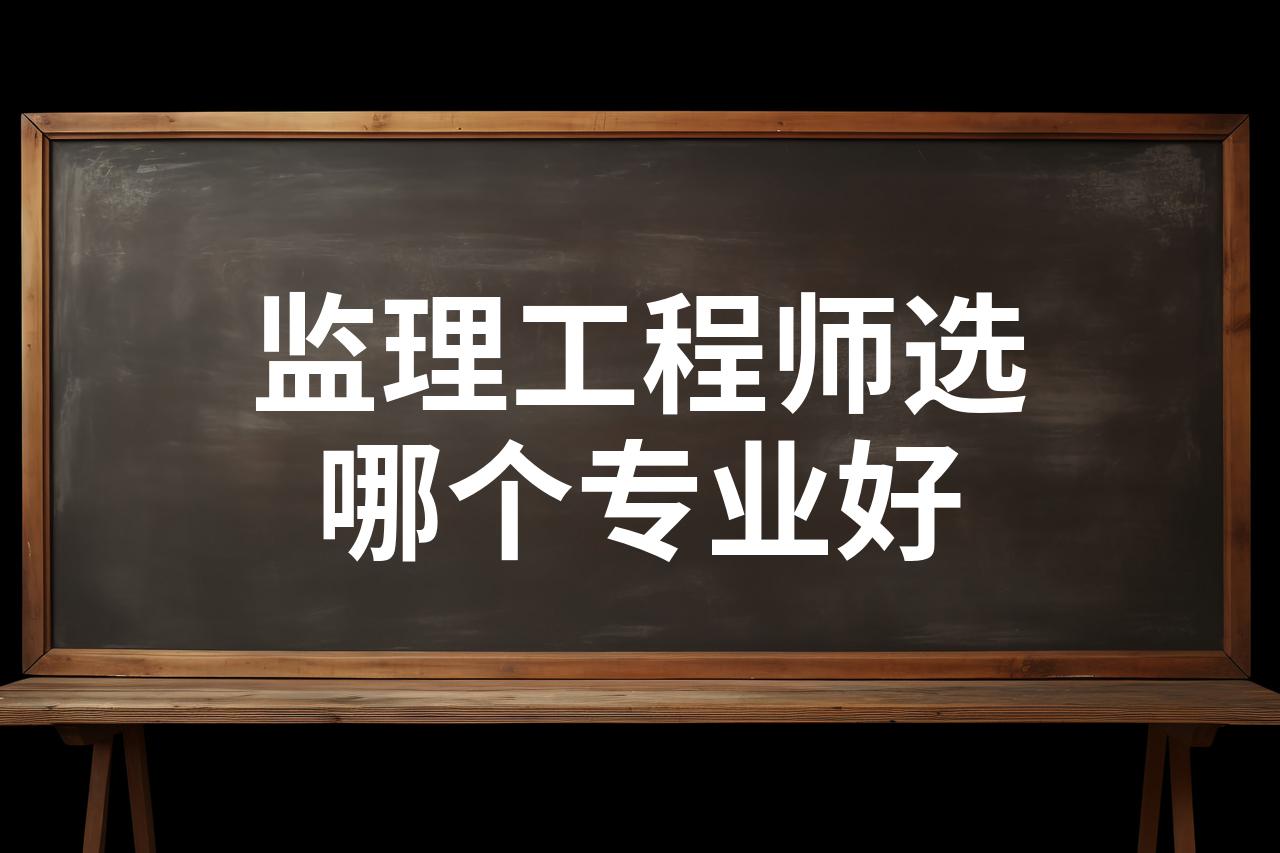 監(jiān)理工程師三個專業(yè)哪個比較好考監(jiān)理工程師三個專業(yè)哪個比較好考一些  第1張