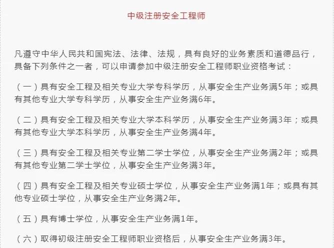 注冊初級安全工程師報考條件,注冊初級安全工程師報考條件及時間  第1張