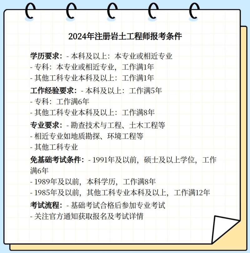 注冊巖土工程師非工科,注冊巖土工程師非專業的很難嗎?  第2張