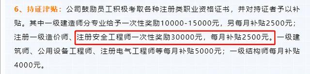 內(nèi)蒙古考安全工程師會(huì)有補(bǔ)貼中級(jí)職稱國(guó)家有補(bǔ)貼嗎 第19張 內(nèi)蒙古考安全工程師會(huì)有補(bǔ)貼中級(jí)職稱國(guó)家有補(bǔ)貼嗎 第19張