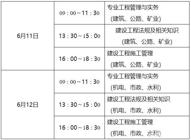 二級建造師考試地點(diǎn),全國一級建造師考試時(shí)間  第2張
